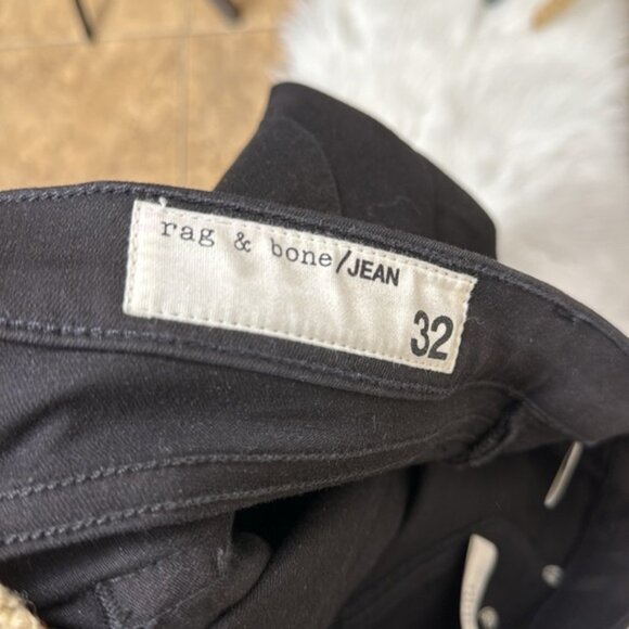 RAG & BONE flexi nina skinny black jeans 32 EUC - Picture 13 of 15